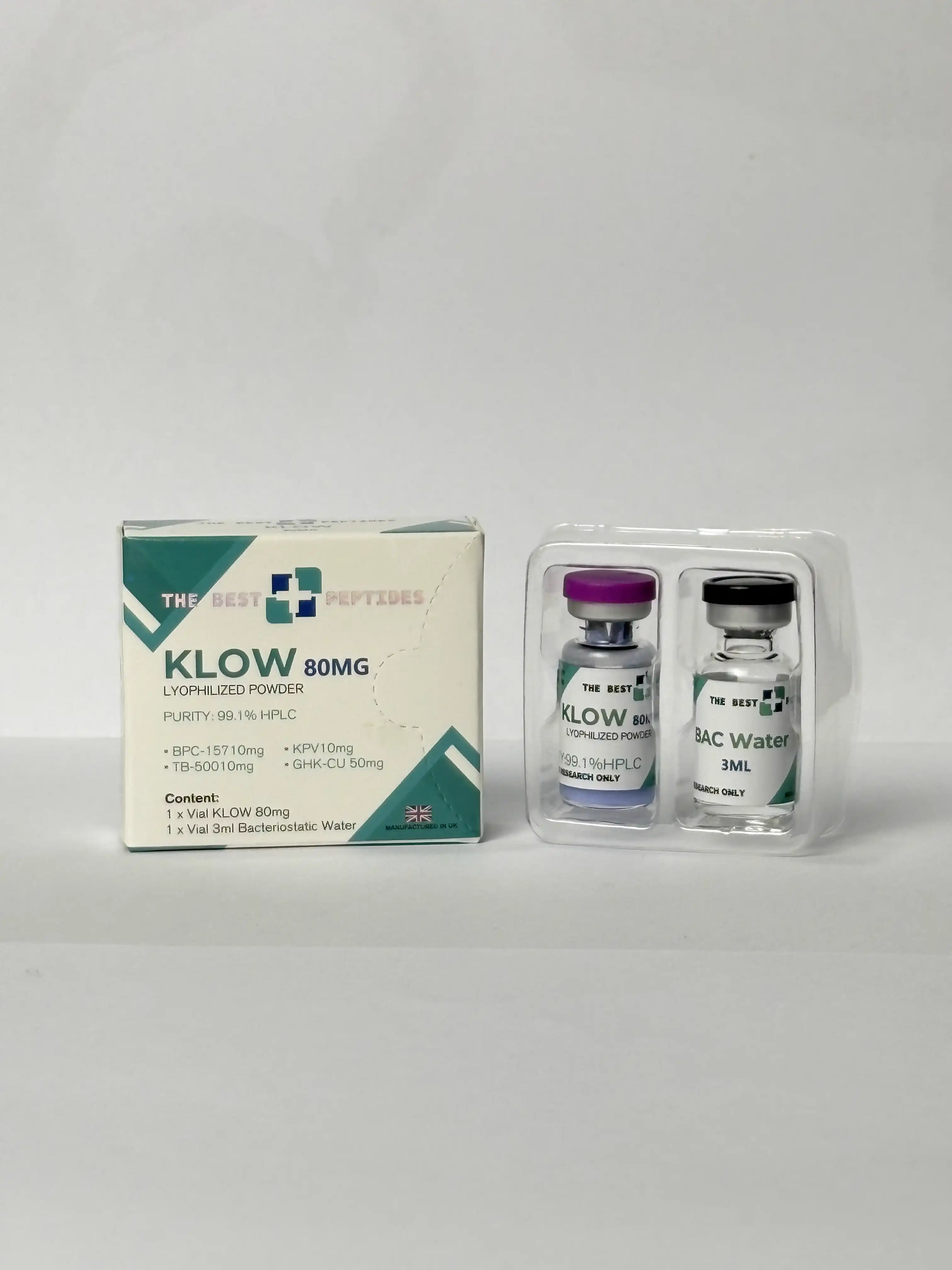 Klow peptide vial