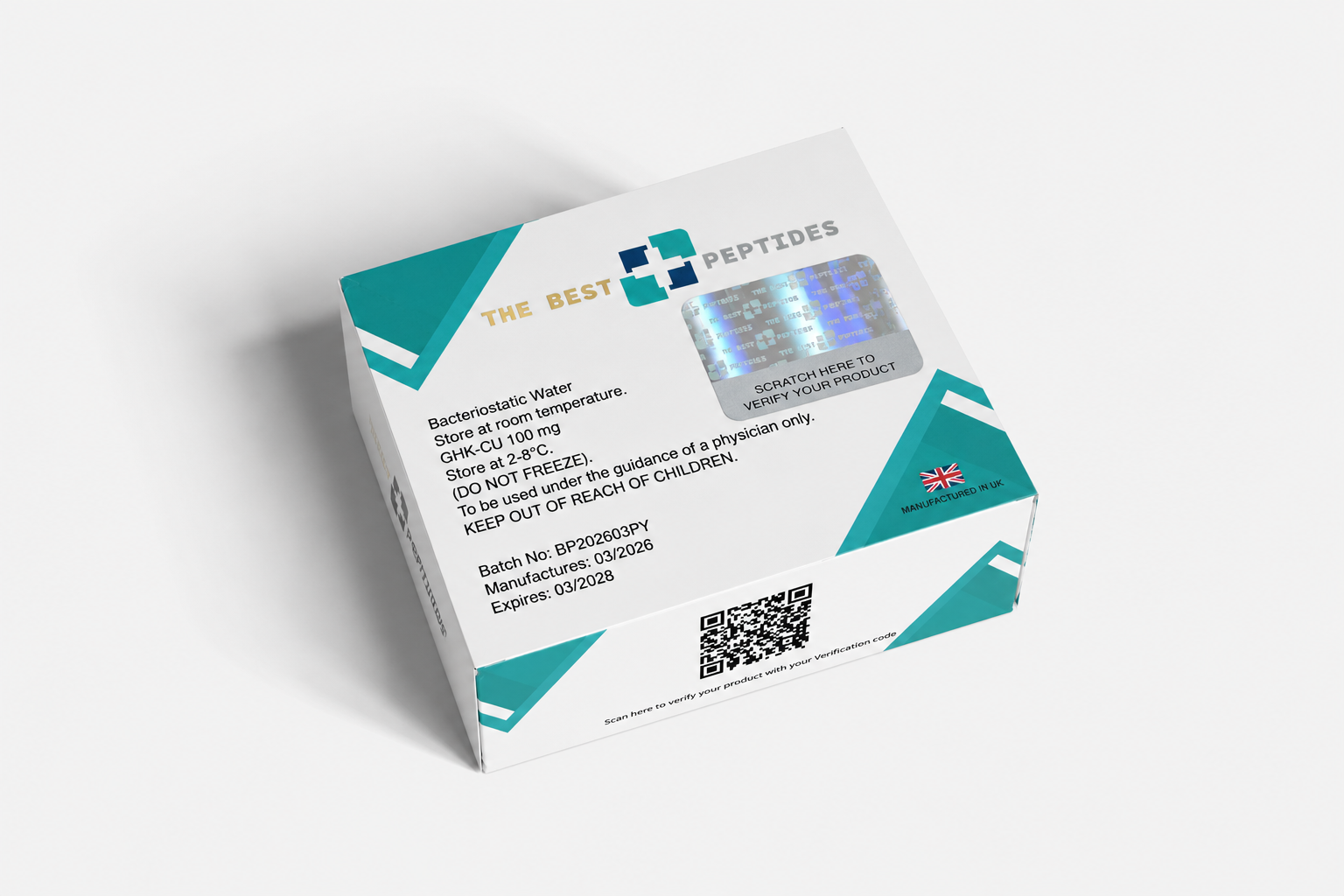 The Best Peptides — verified research peptide packaging